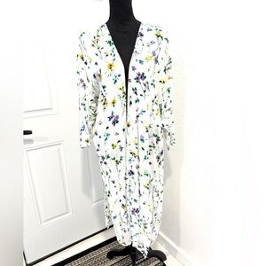 LOFT Women's Floral modal duster / wrap M/L